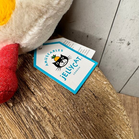 Jellycat Heart Boiled Egg Jellycat Valentines Day Jellycat Amuseables NEW - Picture 5 of 8